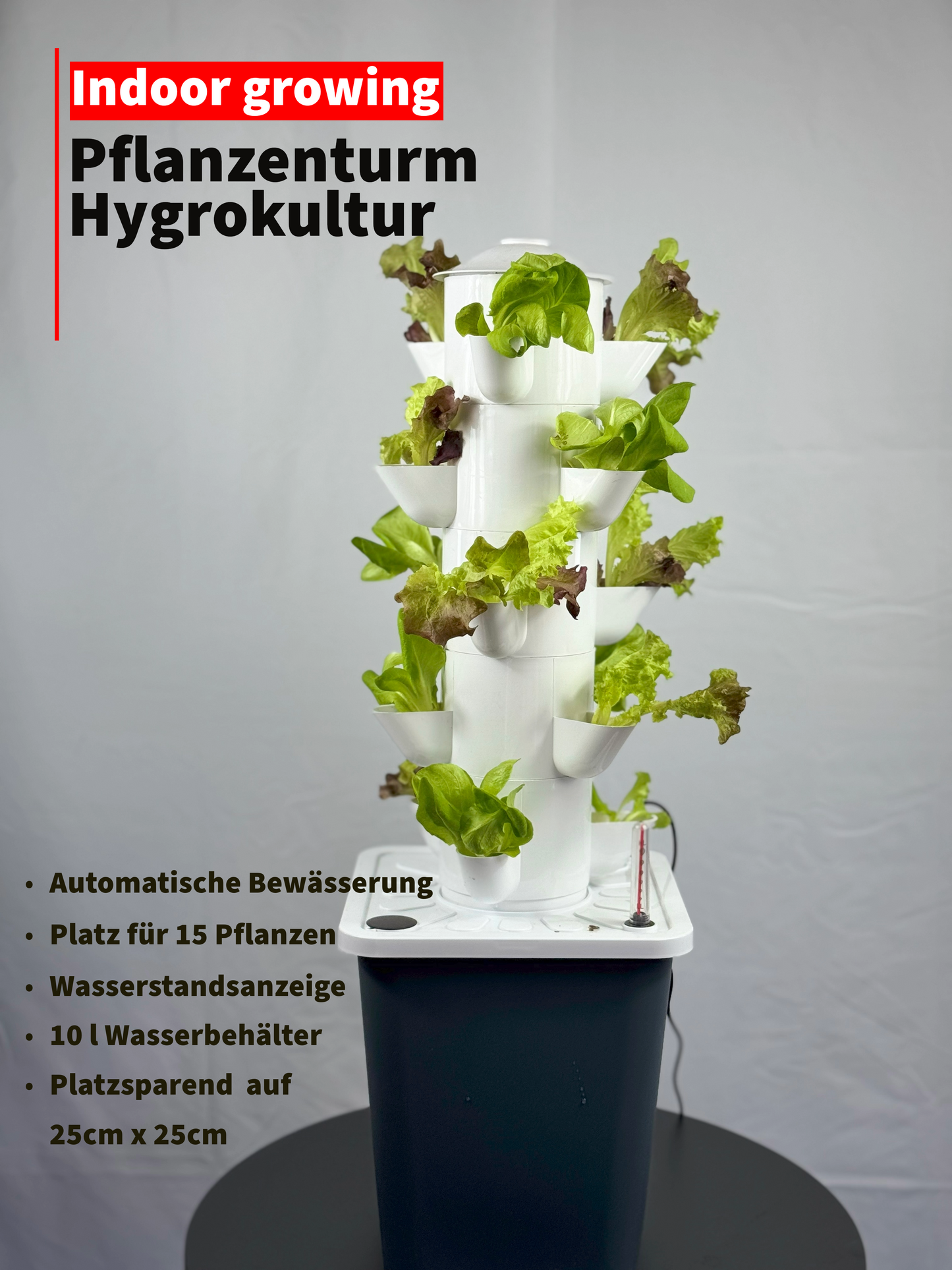 Pflanzturm Hydrokultur