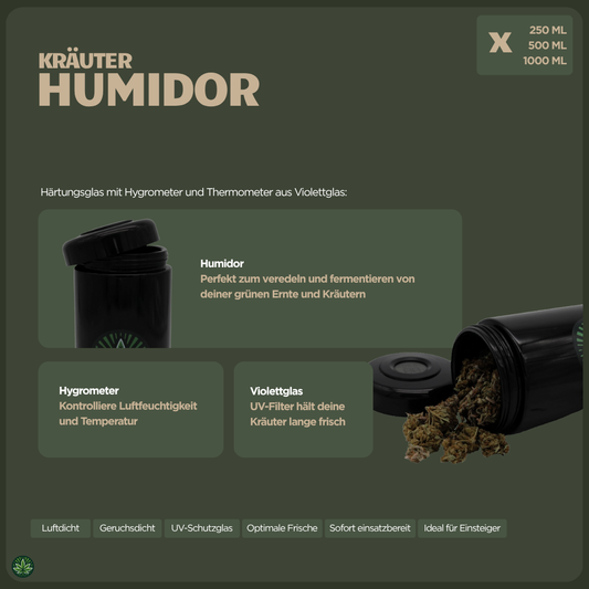 Cannabis Härtungsglas